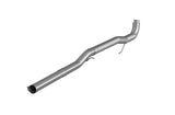 2011-2016 Duramax 6.6 Stainless Steel 4" Race Pipe - WITH MUFFLER